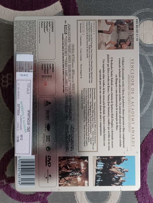 [DVD / Spartacus / Edição de Coleccionador (Steelbook)]