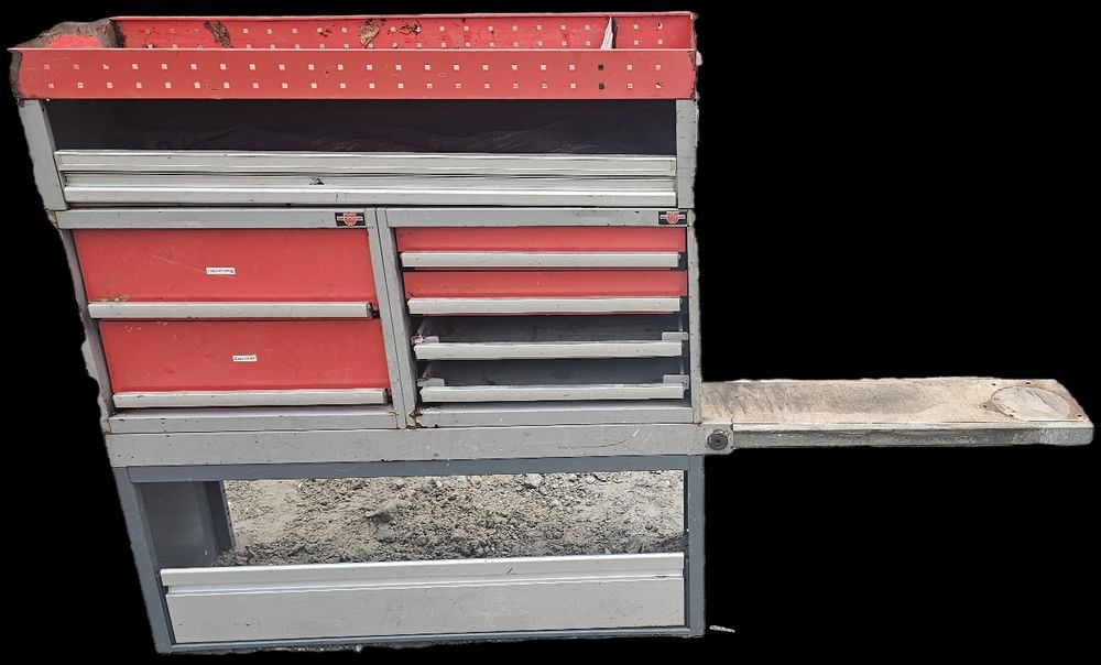 Regał szafka do Busa szuflady Wurth zabudowa bus