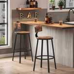 HOKERY zestaw 2 sztuki metalowe nogi loft stołek taboret MEBLE OUTLET