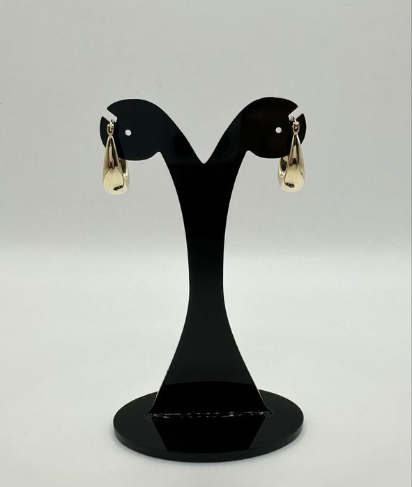 Złote Kolczyki Krople/Łezki Owalne Pr.585 NOWE !