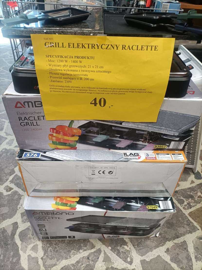 Grill elektryczny Raclette , 1400w , Lombard Krosno Betleja