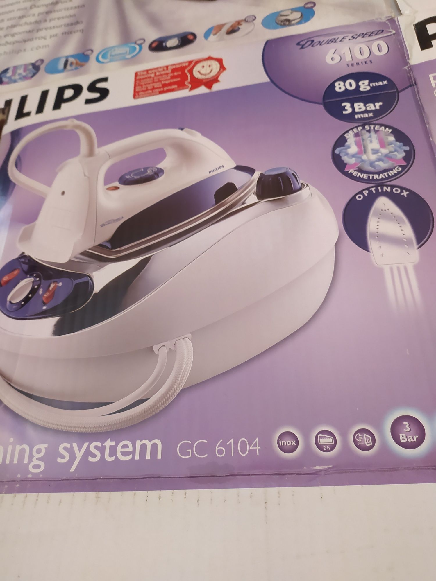 Праска Philips з парогенератором,GC6104.