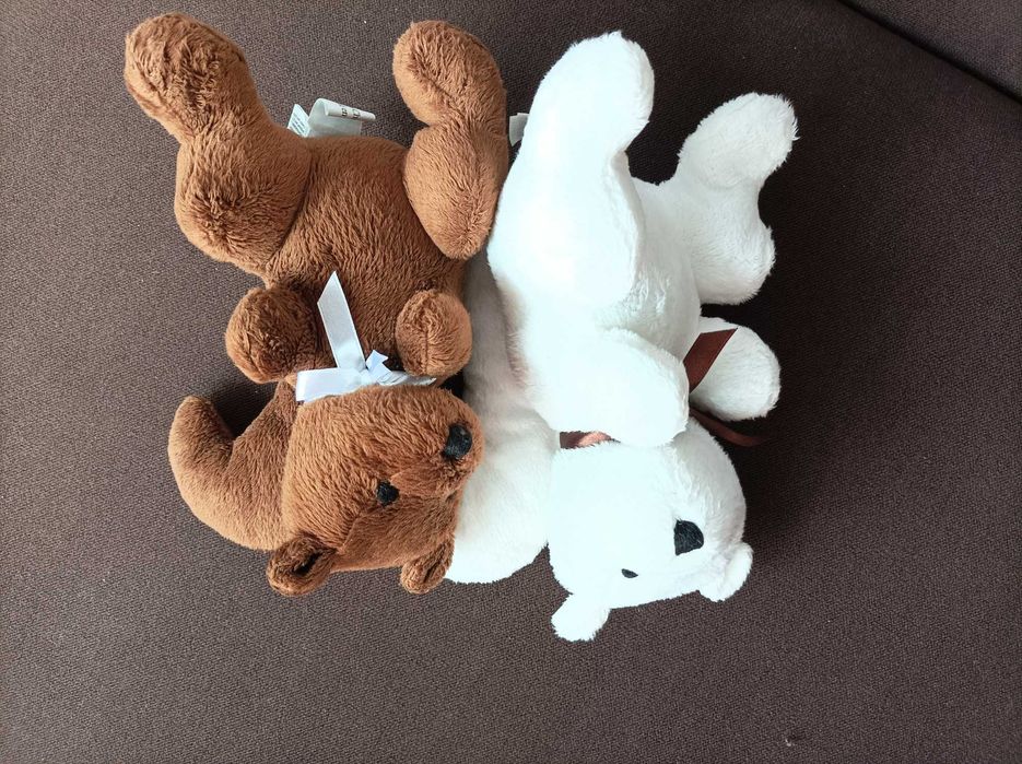 Wiewiórki maskotki pluszowe 2 sztuki Nowe