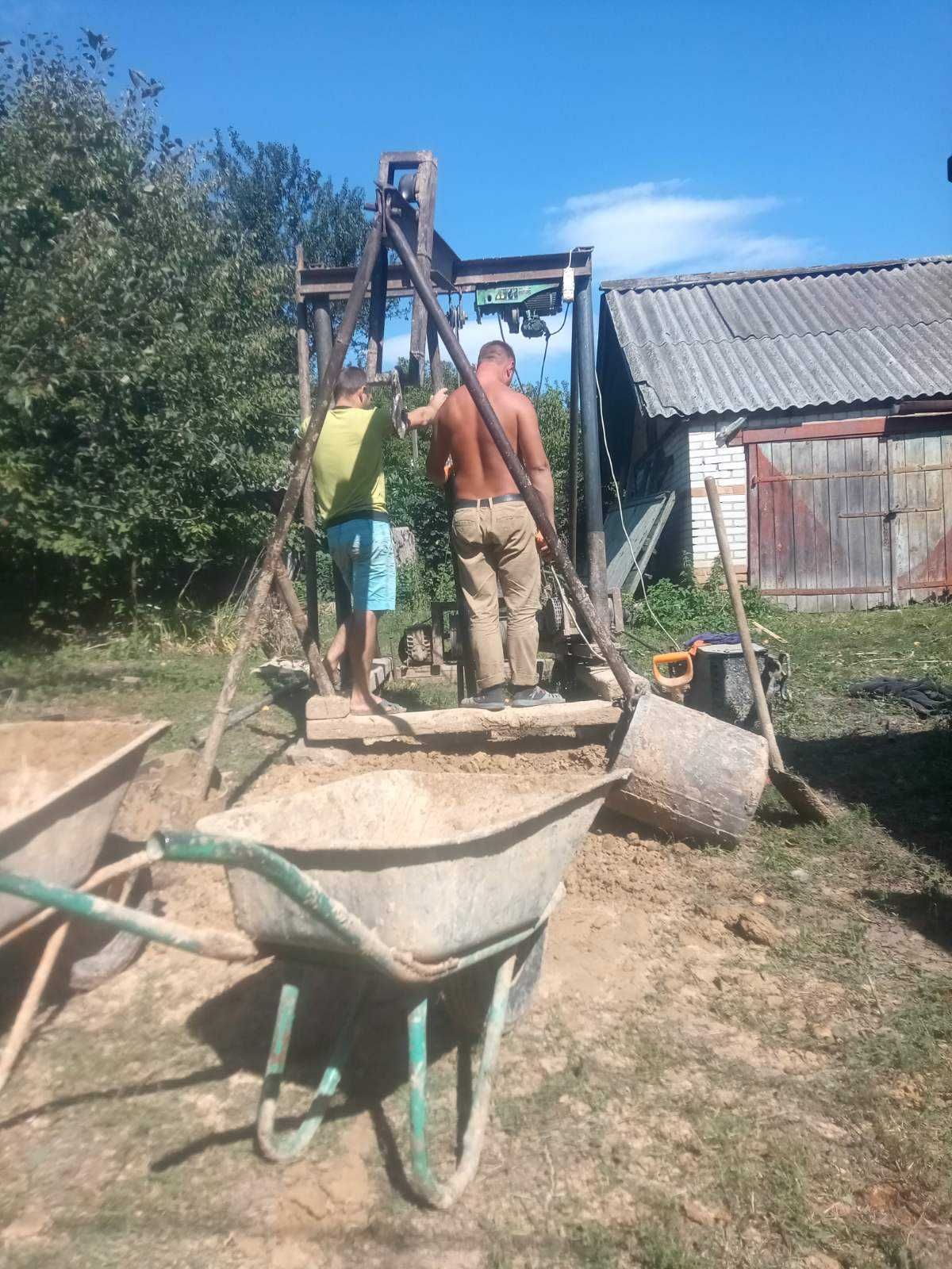 Копка криниць, копання механічним способом за 1 день