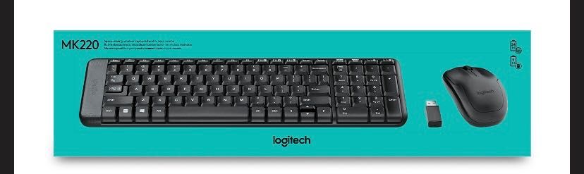 Комплект беспроводной Logitech MK220 UA (мышка+клавиатура)