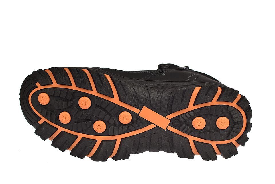 Buty trekkingowe trapery męskie na suwak wysokie 0729 bk roz. 41