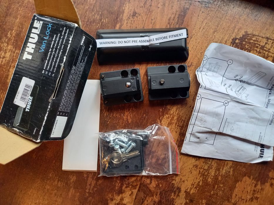 Thule Van Lock blokada zabezpieczenie drzwi dostawczak kamper bus