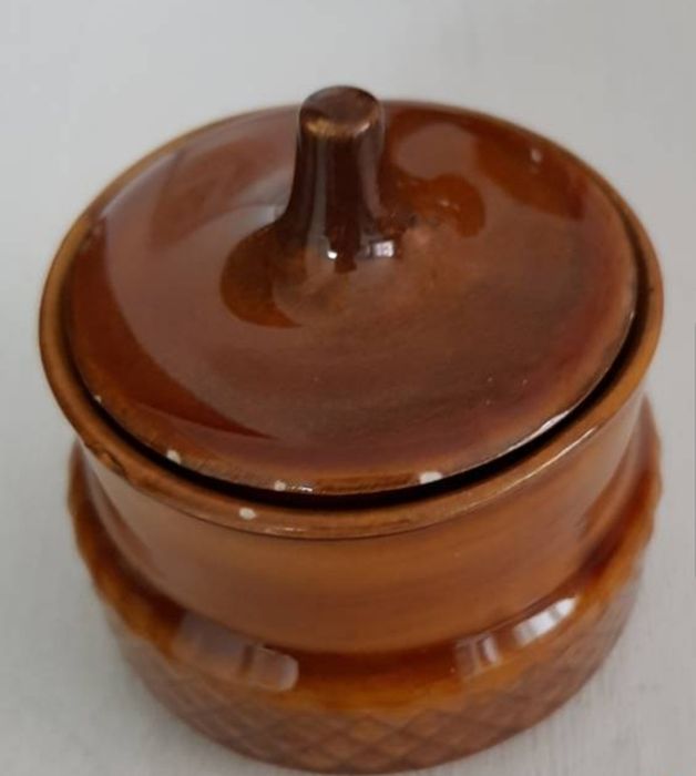 Porcelit ceramika Tułowice dzbanek i cukiernica PRL