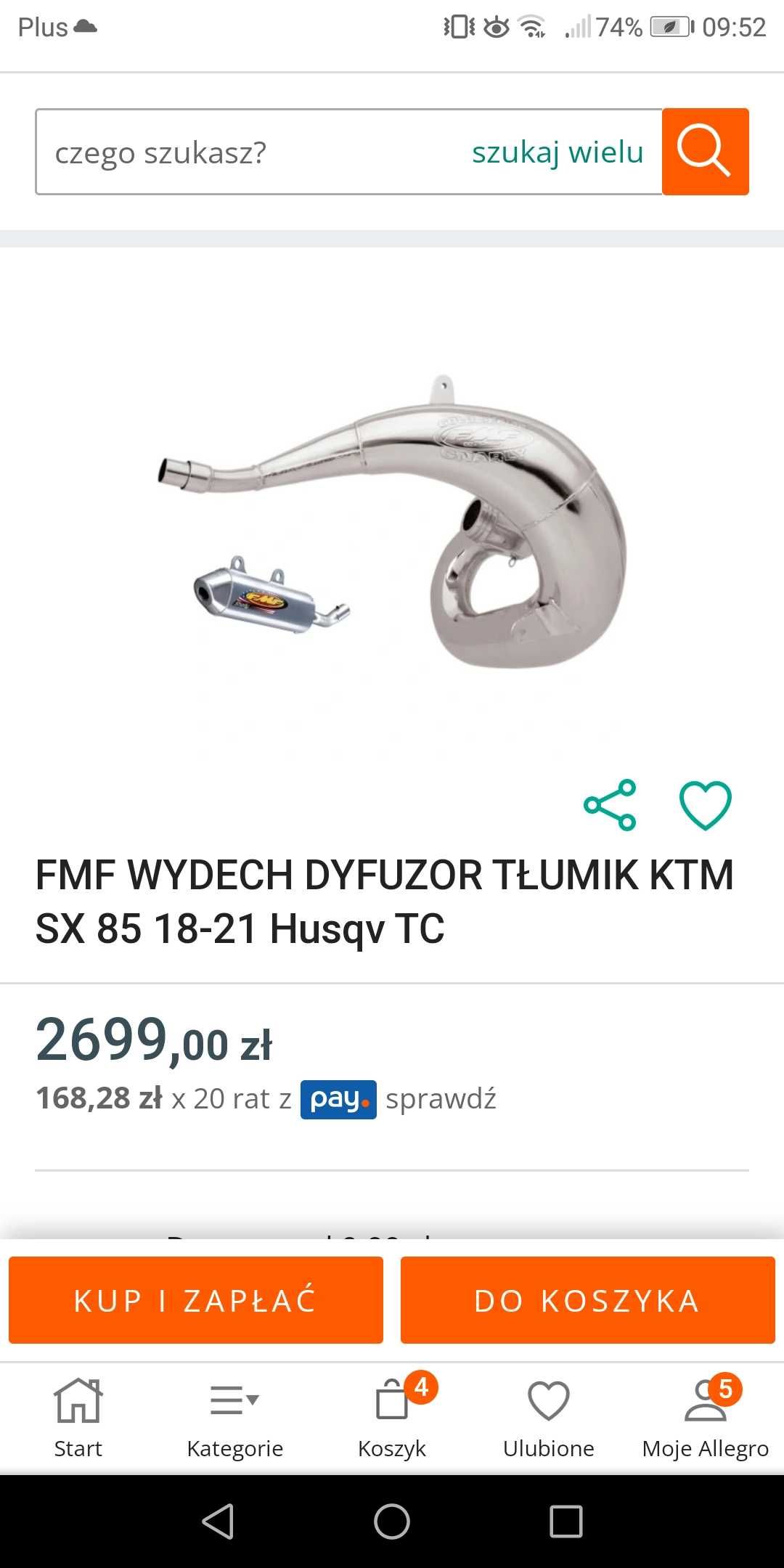 Wydech FMF do KTM 85 SX