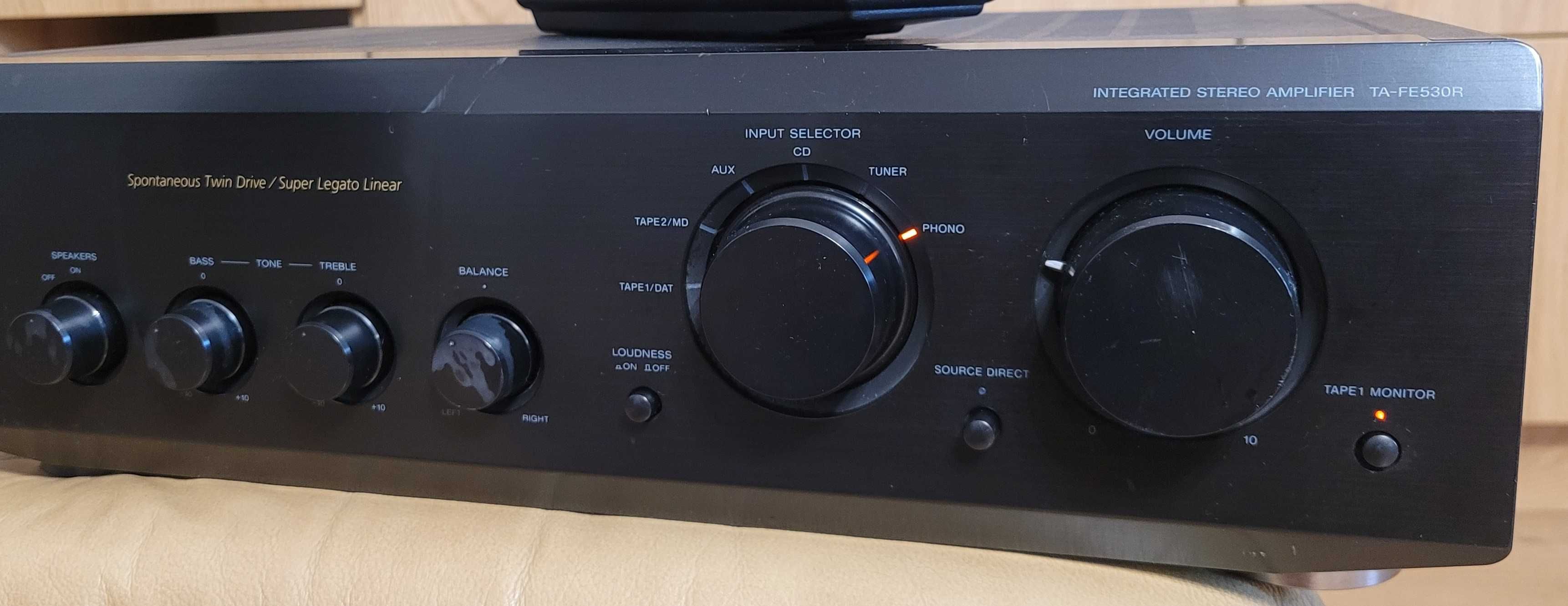 SONY TA-FE530R wzmacniacz stereo z pilotem