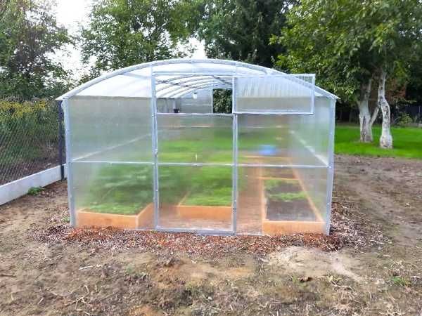 Szklarnia domek z poliwęglanu 6mm profil-40x20: 3x4 3x6 3x8 3x10 3x12