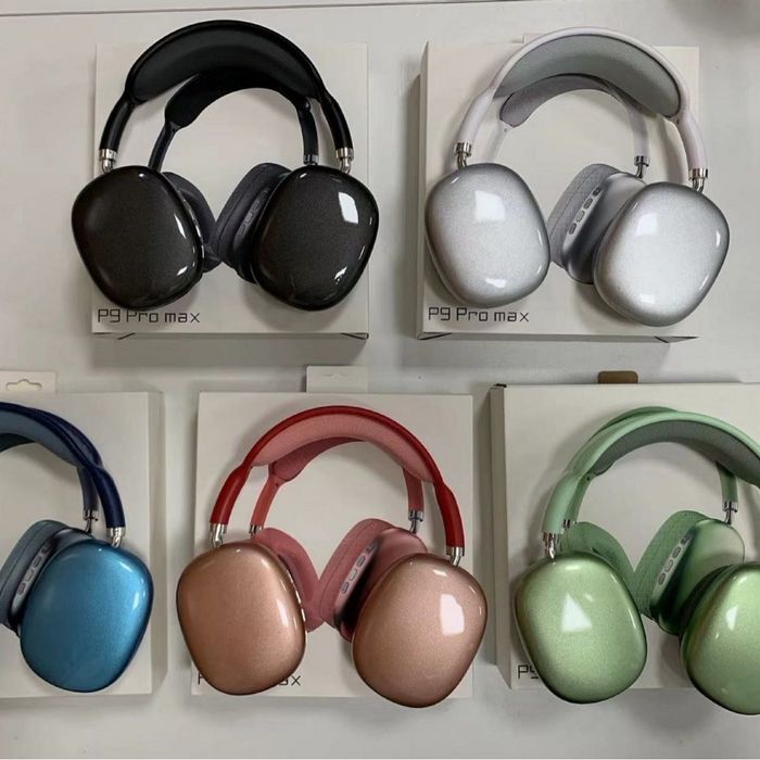 Słuchawki P9 Air Max Bluetooth 5.3|Bezprzewodowe|Składane|Mikrofon|