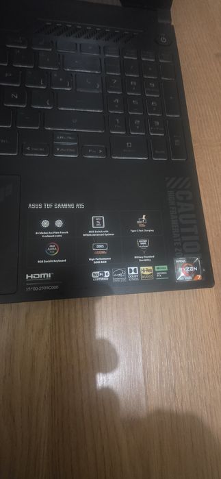 Asus tuf gaming A15 — Portátil Gamer