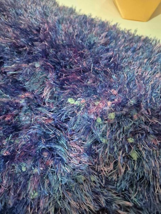 Szalik włochaty kolorowy