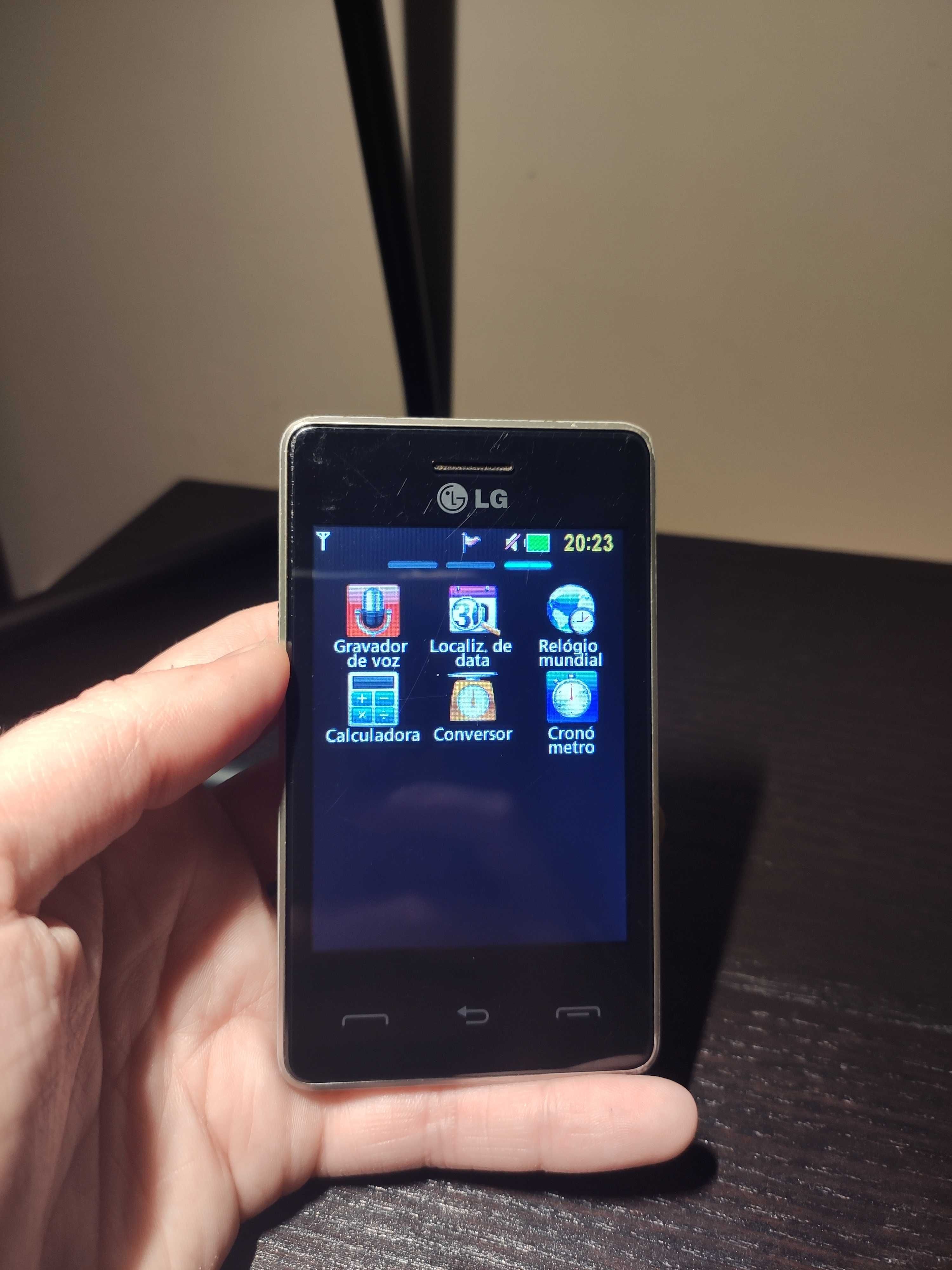 LG T385 Preto Desbloqueado com Carregador Original