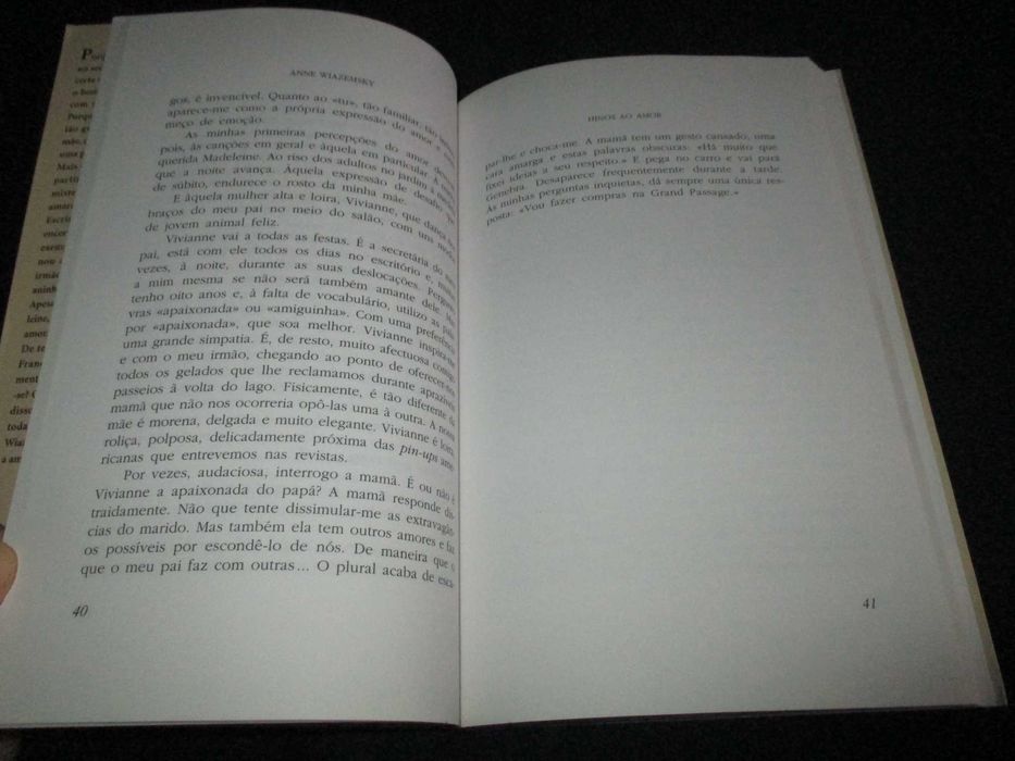 Livro Hinos ao Amor Anne Wiazemsky Difel