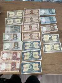 Zestaw banknotów Ukrainy 19 sztuk