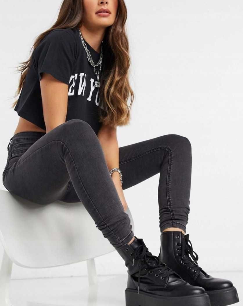 Spodnie NOWE rurki 27 szczupłe bardzo W27 L30 skinny fit