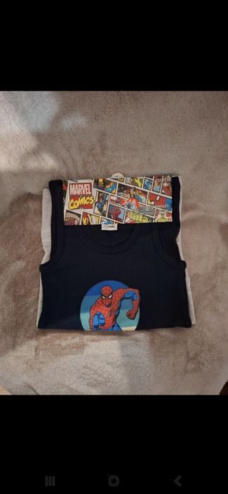 Podkoszulki chłopięce Nasa Spider Man 122 128 nowe z metką