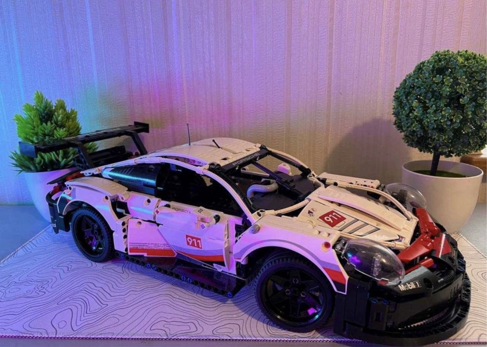 ‼️В коробці‼️ Конструктор Porsche 911 1580 деталей