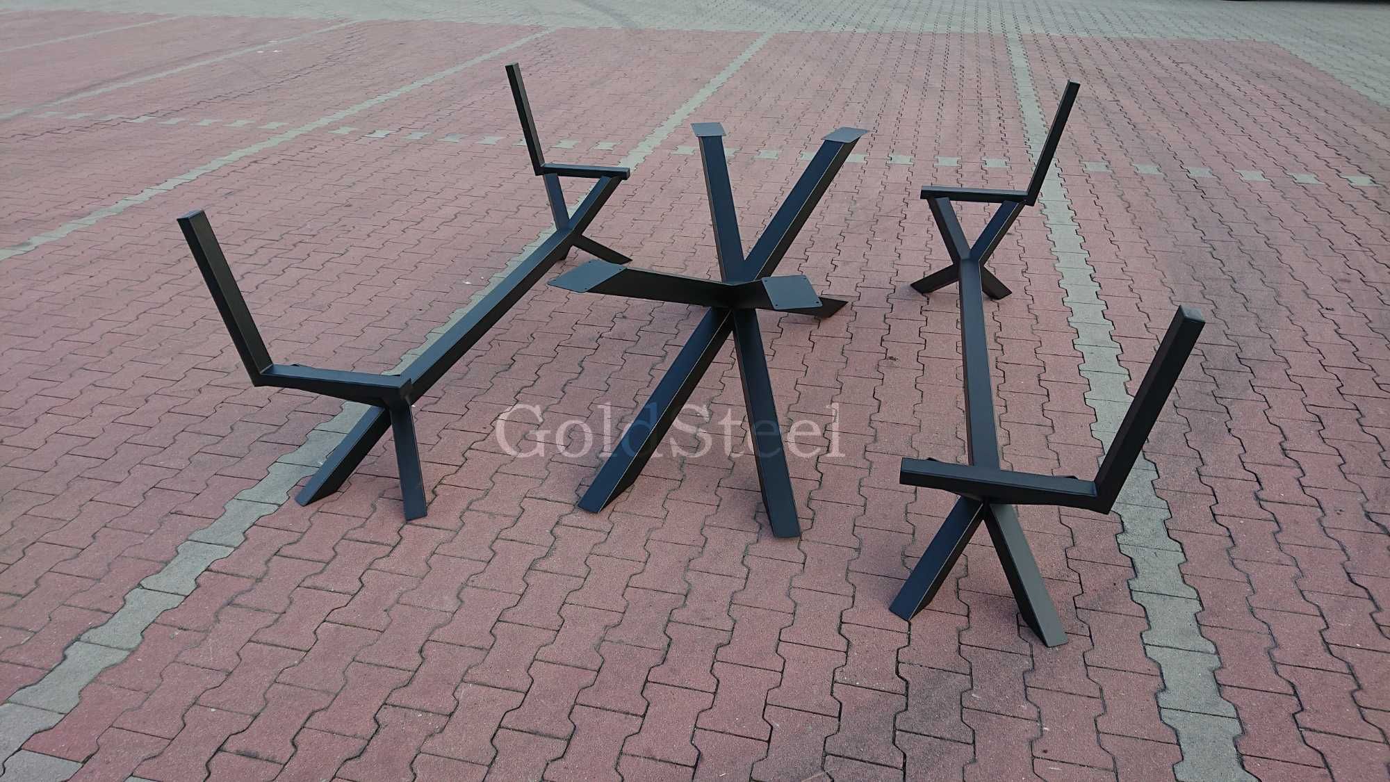 Zestaw mebli ogrodowych – meble ogrodowe stylu pająk ławki stół stelaż