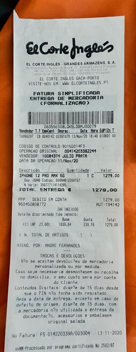 iPhone 12 PRO bom estado