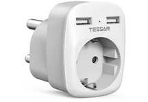 Adapter Podróżny TESSAN Republika Południowej Afryki z USB POWYSTAWOWY