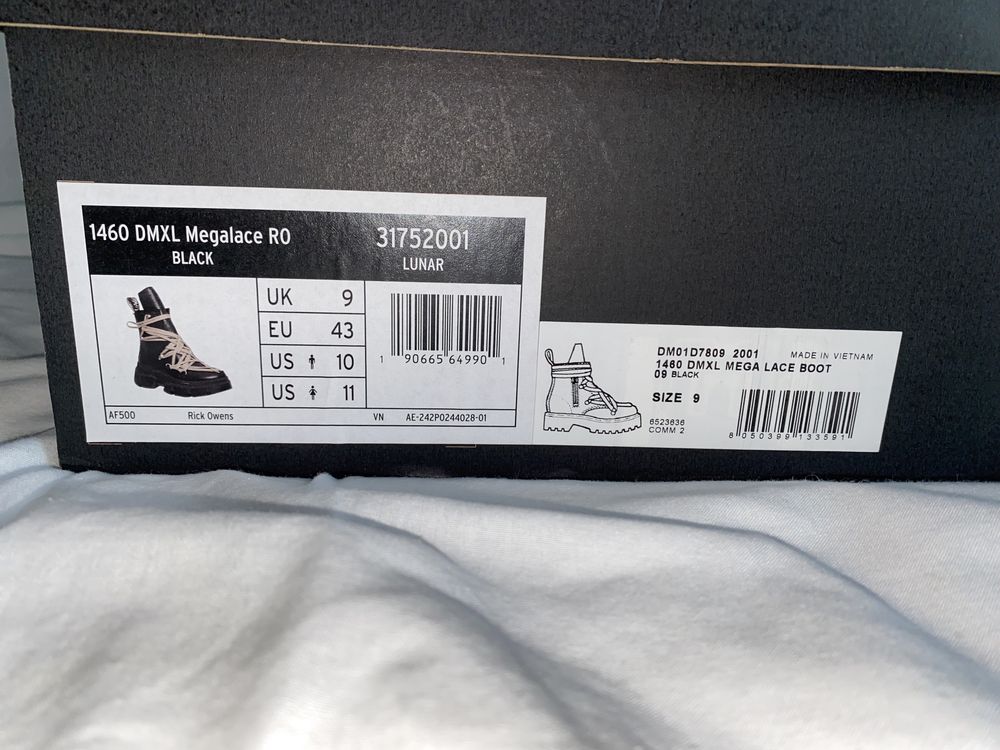 Rick owens x Dr.Martens