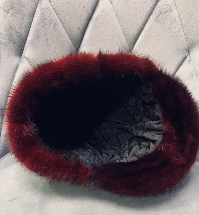 Шапка норковая женская