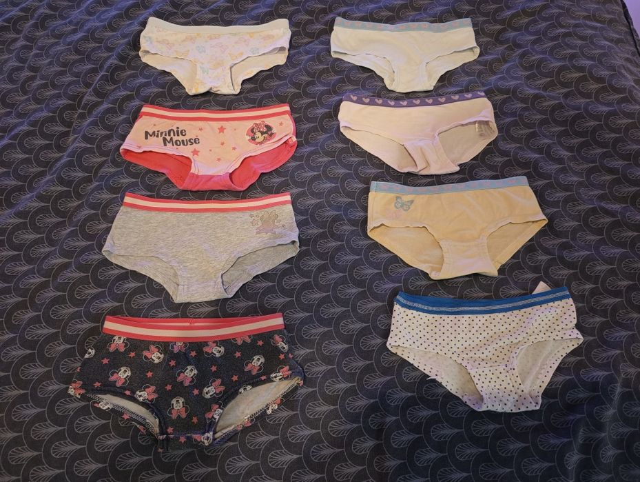 Zestaw majtek 122-128