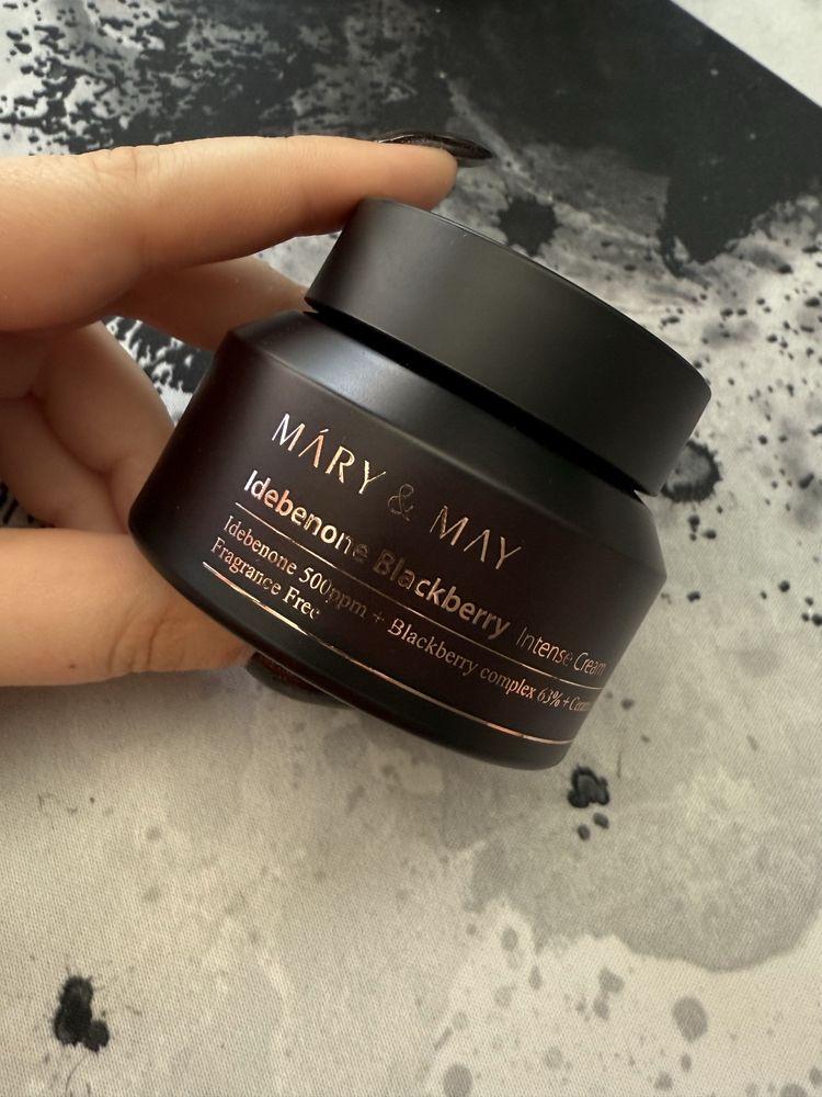 MÁRY & MAY Idebenone Blackberry Intense Cream