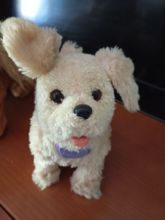 Cão peluche vintage