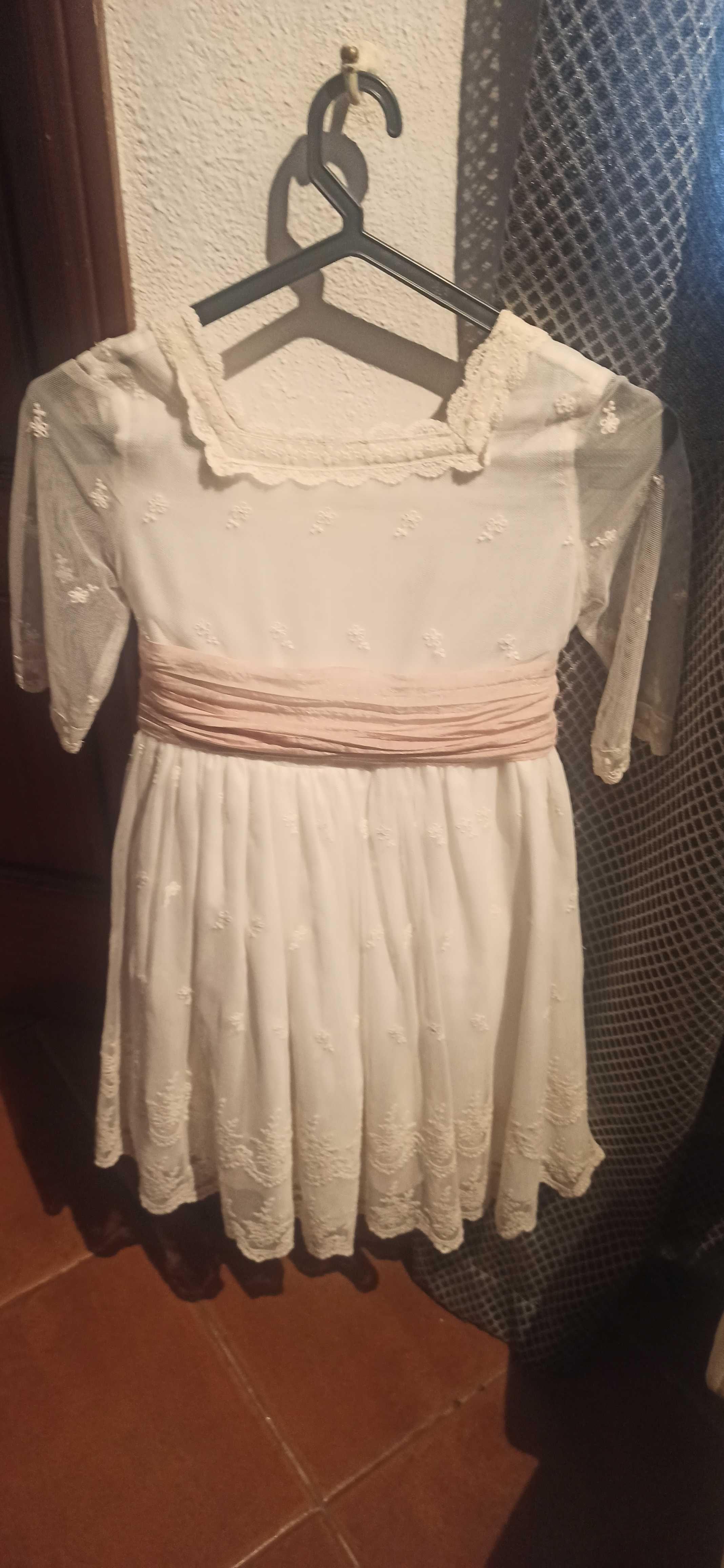 Vestido cerimónia semi novo tamanho 10 anos