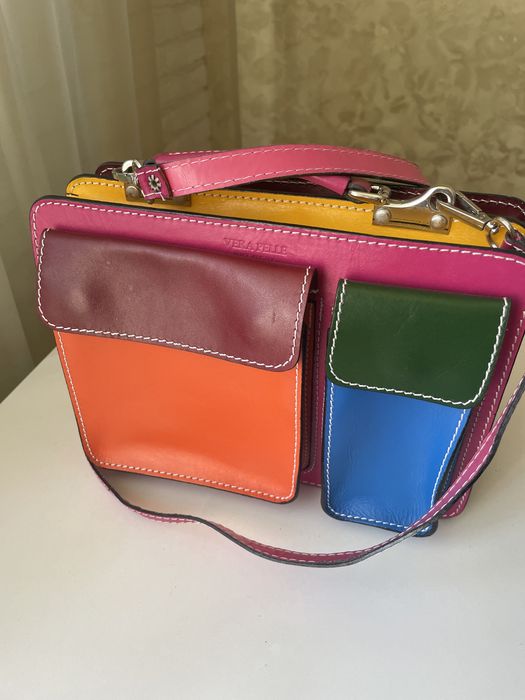 Італьянська сумка з натуральної шкіри