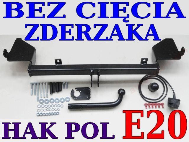 Hak Holowniczy+Wiązka DAEWOO LANOS+Sedan+Hatchback 1997do2003 BEZ CIĘC