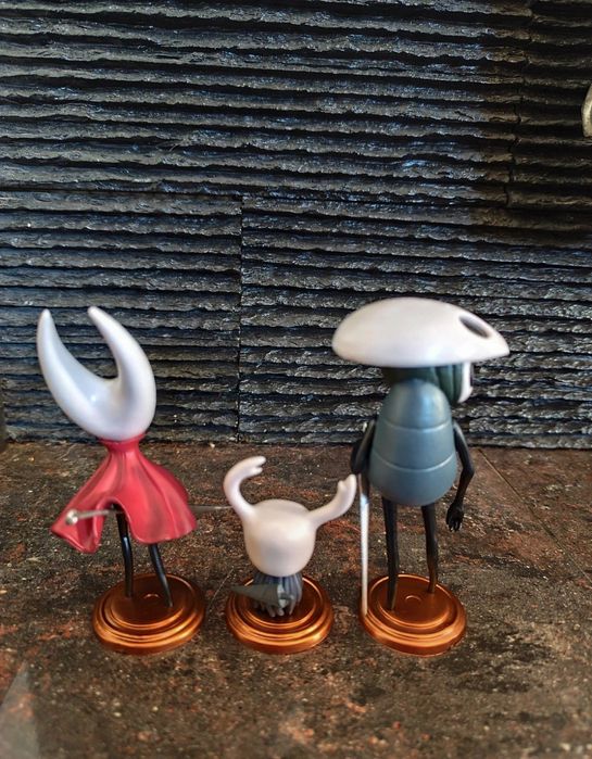 Kit 3 Figuras Hollow Knight novas