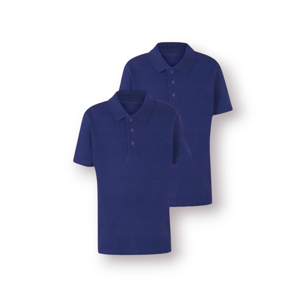 2 pak niebieska bluzka koszulka polo GEORGE 5/6lat 110/116cm