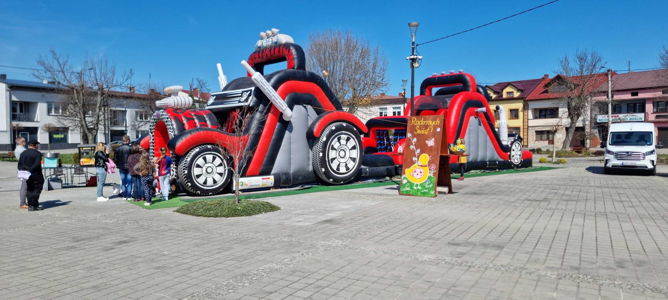 Wynajem Dmuchańców tor przeszkód  PIANA PARTY dmuchańce
