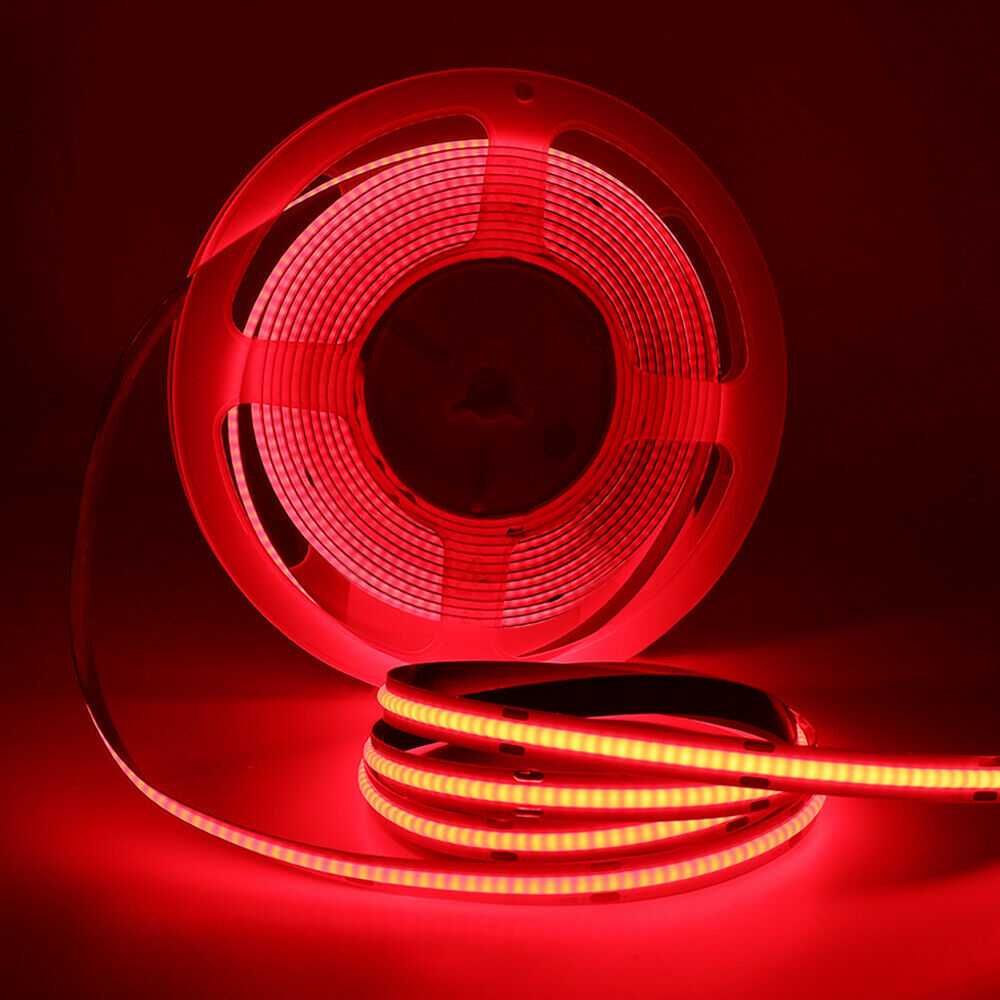 LED стрічка COB 12/24В 12Вт/м 3000K/4000K/6000K/RGB колір на вибір 5м