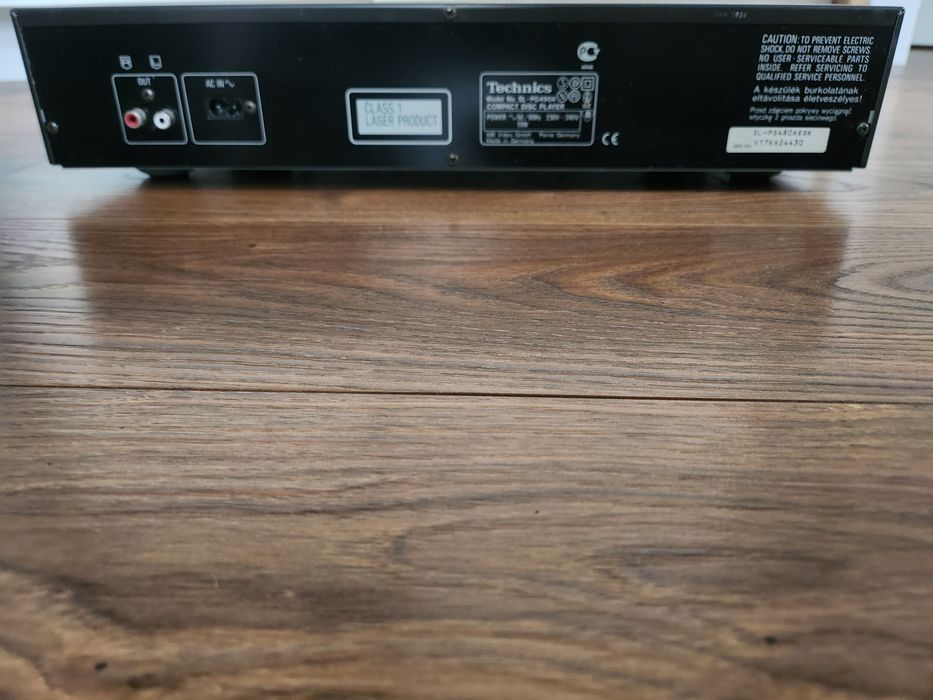 Odtwarzacz CD Technics SL-PG480A USZKODZONY