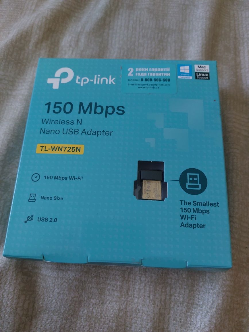 WiFi-адаптер USB TP-Link TL-WN725N
WiFi
WiFi-адаптр USB TP-Link
