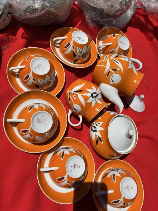 Сервіз чайний дружковка лфз дулево сервиз посуд ссср