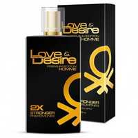 Feromony męskie Love Desire Premium GOLD 100ml przyciagaja kobiety