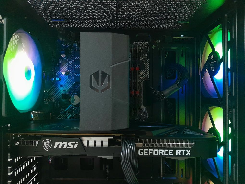 PC Gamingowy RTX 3060Ti Ryzen 5 1Tb SSD 16Gb RAM Komputer stacjonarny
