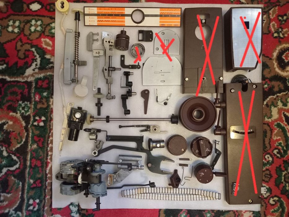 Электропривод, педаль, шнур ТУР-2, запчасти для швейных машин.