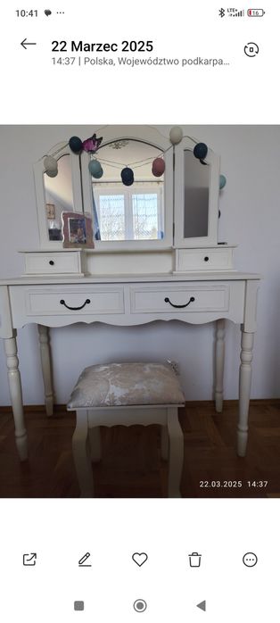 Toaletka dla dziewczynki