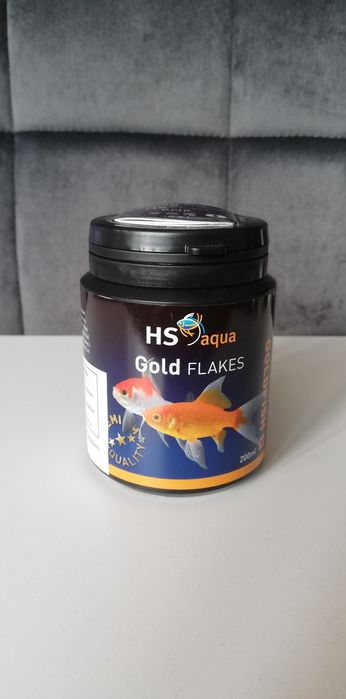 Dwa opakowania Karmy HS aqua + JBL dla welonek złotych rybek Gold Flak