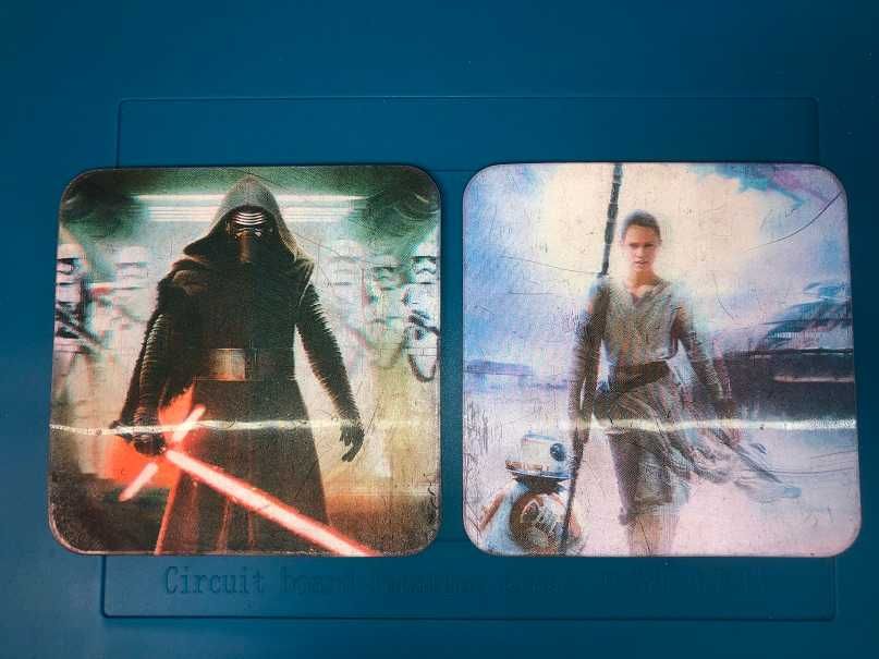 STAR WARS - Kylo Ren oraz Rey - 2 podstawki pod kubek