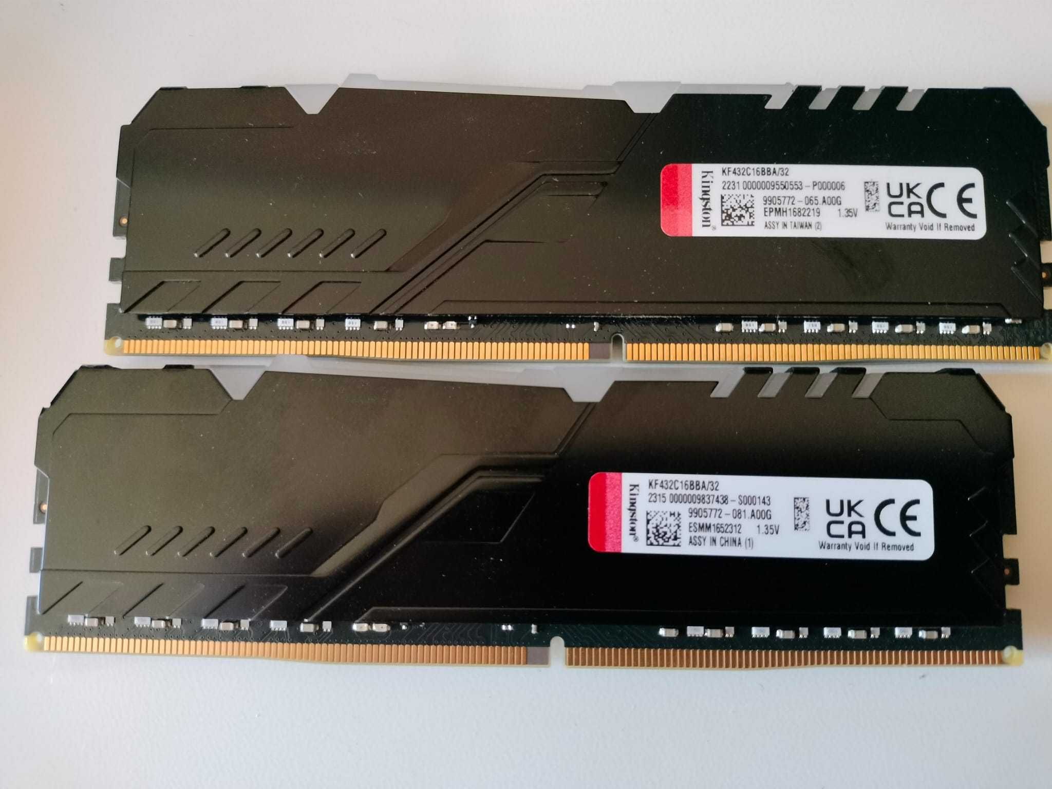 Memoria RAM Kingston FURY Beast RGB 64GB DDR4 (Kit de 2x 32GB)