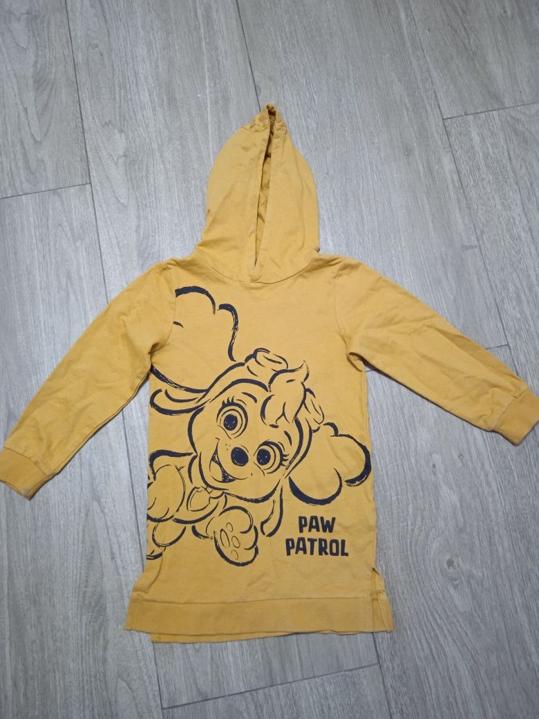 Bluza tunika dla dziewczynki Sinsay, Psi Patrol, r. 116, 6 lat